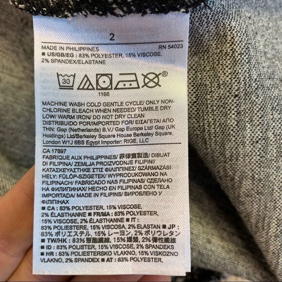 BANANA Republic NWOT black white circle skater skirt size 2 - Picture 8 of 12